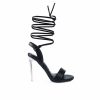 Stiletto Heels * | New Women'S London Rag Sheeny Dress Sandals Black